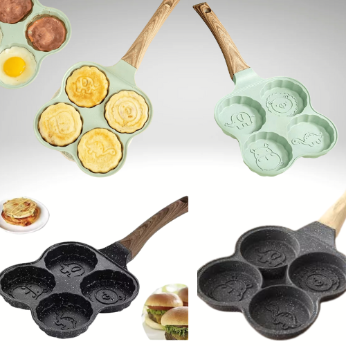 Sartén Antiadherente 4 en 1 animales